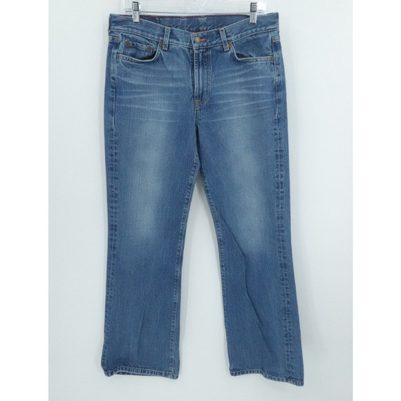 Lucky Brand Jeans Womens 14x29 Blue‎ Y2K Bootcut Western Boho Cowgirl - Picture 1 of 14